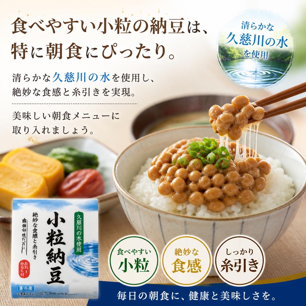小粒納豆の魅力と朝食への活用法