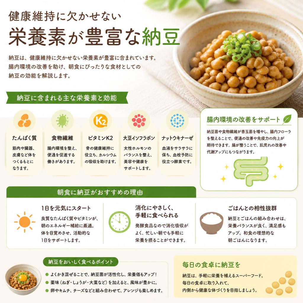 2. 健康食品としての納豆の魅力
